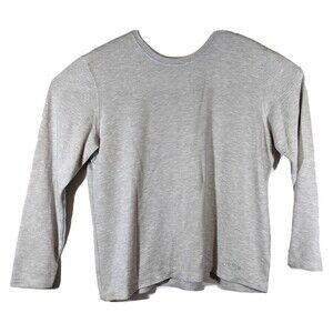 Mens Gray Orvis Sweatshirt Large White